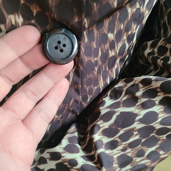 1990's DOLCE & GABBANA Leopard Printed Long Coat - Picture 9 of 15